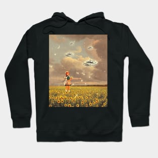 Over Sunflowers Hoodie